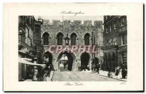 Old Postcard Great Britain Southampton Bar Gate