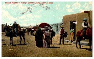 New Mexico Indian  Pueblo or Village , Santa Clara