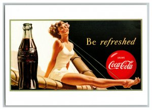 Drink Coca-Cola Be Refreshed ©1991 Reproduction Postcard Continental View Card