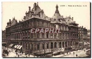 Lyon Old Postcard Stock Exchange Palace