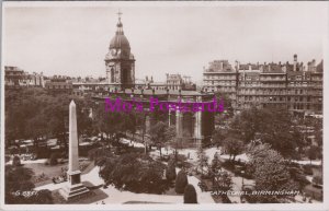 Warwickshire Postcard - Birmingham Cathedral and City  RS37900