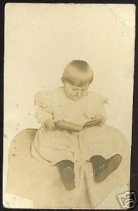 Old ZANESVILLE Ohio Real Photo Postcard Baby Muskingum