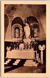 VINTAGE POSTCARD INTERIOR OF THE SAINT JOSPEH ORATORY IN MONTREAL QUEBEC CANADA