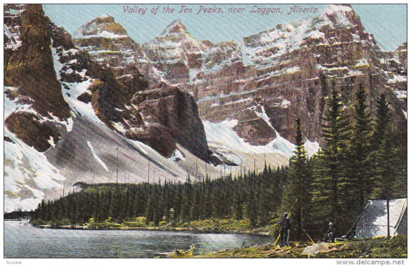 Valley of the Jen Peaks, near LAGGAN, Alberta, Canada, 00-10s