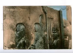 193137 IRAN Persia SHIRAZ Persepolis Vintage tinted postcard