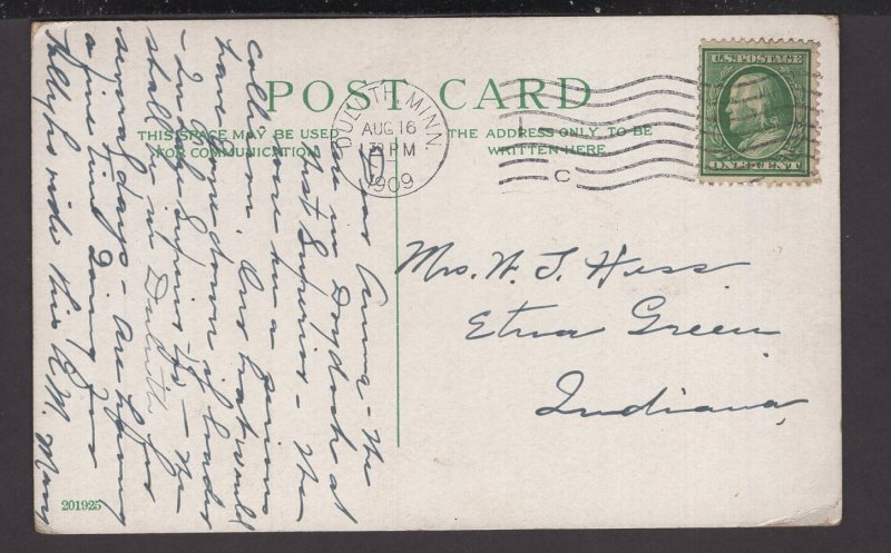 Minnesota DULUTH - Birdseye View pm1909 ~ DB