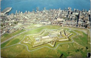 Canada Halifax Air View Of The Citadel 1961