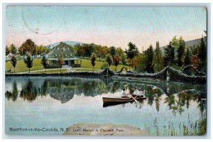 1909 Loch Marion Churchill Park Stamford Catskill New York NY Vintage Postcard 