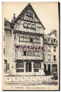 Postcard Old House Morlaix Queen Anne