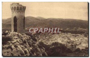 Postcard Old Saint Ambroix general view with the Tower