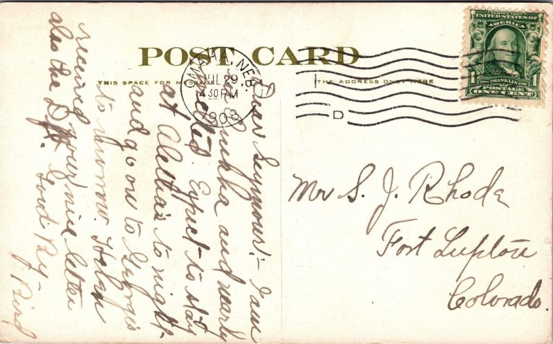 Political Advertising Postcard William Howard Taft For President