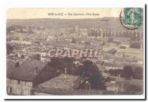 Bar le Duc Old Postcard Lower City General View