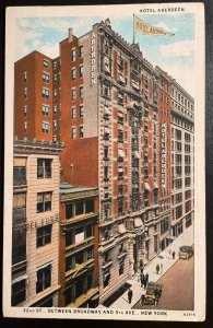 Vintage Postcard 1916 Hotel Aberdeen, 32nd Str., New York City, New York (NY)