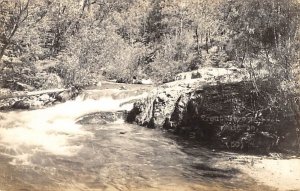 Creek real photo - Ruidoso, New Mexico NM  