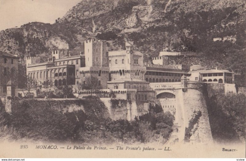 MONOCO , 1900-1910s; Le Palais du Prince