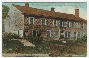 The Old Checkered House Destroyed by Fire 1901 Hinsdale New Hampshire postcard