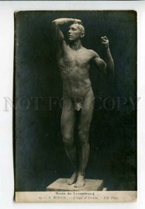 3157761 Age of Bronze NUDE Male MAN Athlete by RODIN Vintage PC