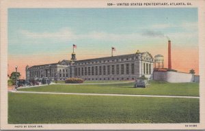 Postcard United States Penitentiary Atlanta GA Georgia