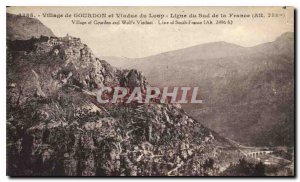 Old Postcard Gourdon and South Loup online Viaduct France