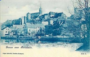 11523 - postcards VINTAGE POSTCARD - Germany - greeting from BAUTZEN-