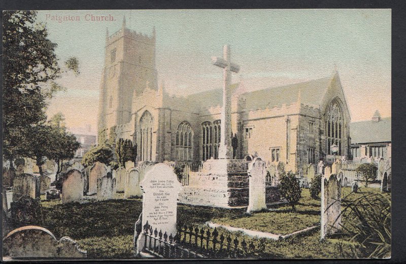 Devon Postcard - Paignton Church    RS2583