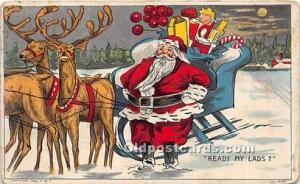  Santa Claus Christmas, Postcard