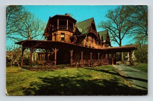 Hartford Connecticut Mark Twain House Historic Landmark Chrome Postcard 