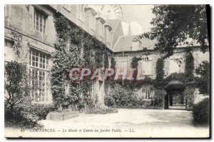 Old Postcard Coutances The Museum Entrance and the Public Garden