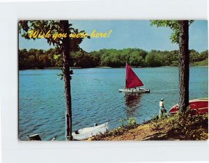 Postcard Wish you were here! USA