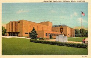 Minnesota Rochester Mayo Civic Auditorium Curteich