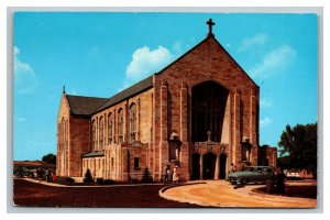 Vintage 1950's Postcard St. Patrick's Catholic Church Rockford Illinois