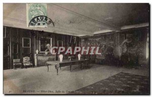 Old Postcard Beaune Hotel Dieu Boardroom