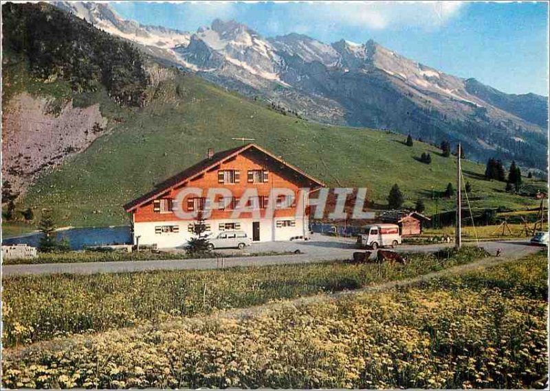 Postcard Modern Haute Vallee Confins (Haute Savoie) Hotel Lake Balme (alt 280...