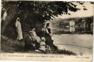 CPA VILLENEUVE-sur-LOT-Les Bords du Lot a l'Hopital du Chateau (263985)