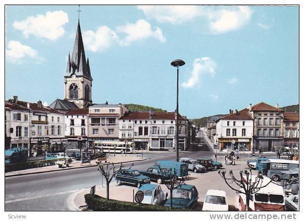 RP, Place De La Republique, Ligny-en-Barrois (Meuse), France, 1920-1940s