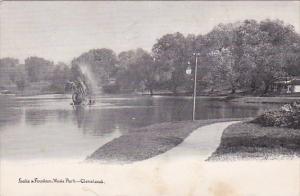 Ohio Cleveland Lake & Fountain Wade Park