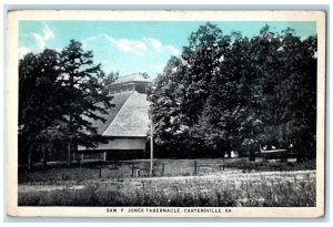 1920 Sam P. Jones Tabernacle Exterior Building Cartersville Georgia GA Postcard