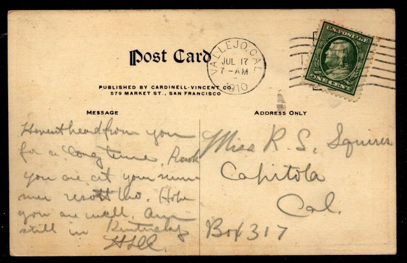 COMIC Postcard Nobody loves a fat man