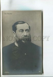 481121 LEO DELIBES French COMPOSER Vintage PHOTO postcard Pierre PETIT