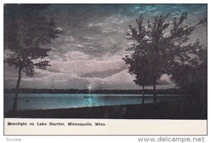 Moonlight on Lake Harriet, Minneapolis, Minnesota, PU-1912