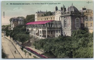 M-64699 The Pavilion Henri IV where Louis XIV was born Saint-Germain-en-Laye ...