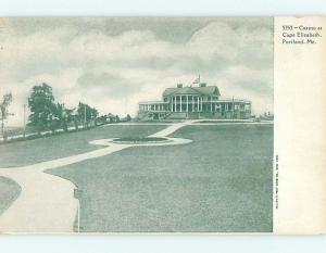 Unused Pre-1907 CASINO AT CAPE ELIZABETH Portland Maine ME t3362