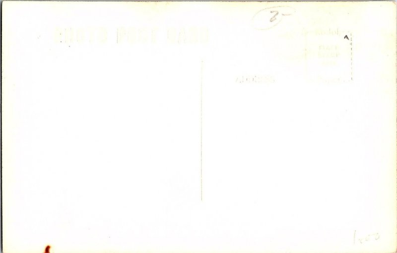 RPPC First Baptist Church Norwich NY Classic Cars Vintage Postcard