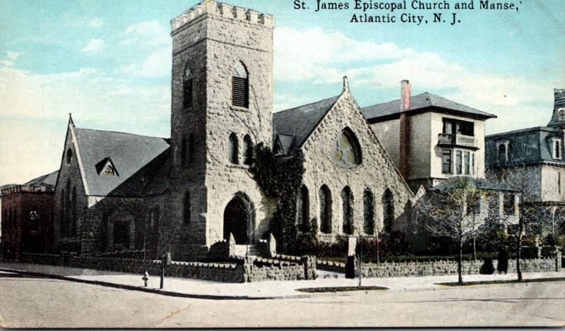 New Jersey Atlantic City St James Episcopal Church and Manse
