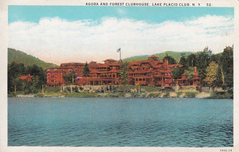 LAKE PLACID CLUB, New York, 1910-1920s; Agora And Forest Clubhouse