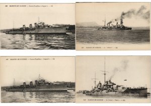 NAVY MARINE SHIPS WARSHIPS, MILITARY 27 Vintage Postcards Pre-1940 (L2868)