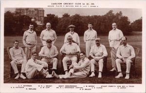 Carlton Cricket Club 1911 AU Australia X1 Premiership Unused RPPC Postcard E34