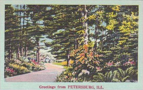 Illinois Petersburg Greetings From Petersburg