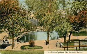 Brown News C-1910 San Pedro Springs San Antonio Texas Postcard