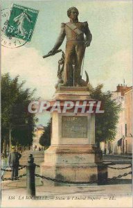 Old Postcard La Rochelle Statue of Admiral Duperre